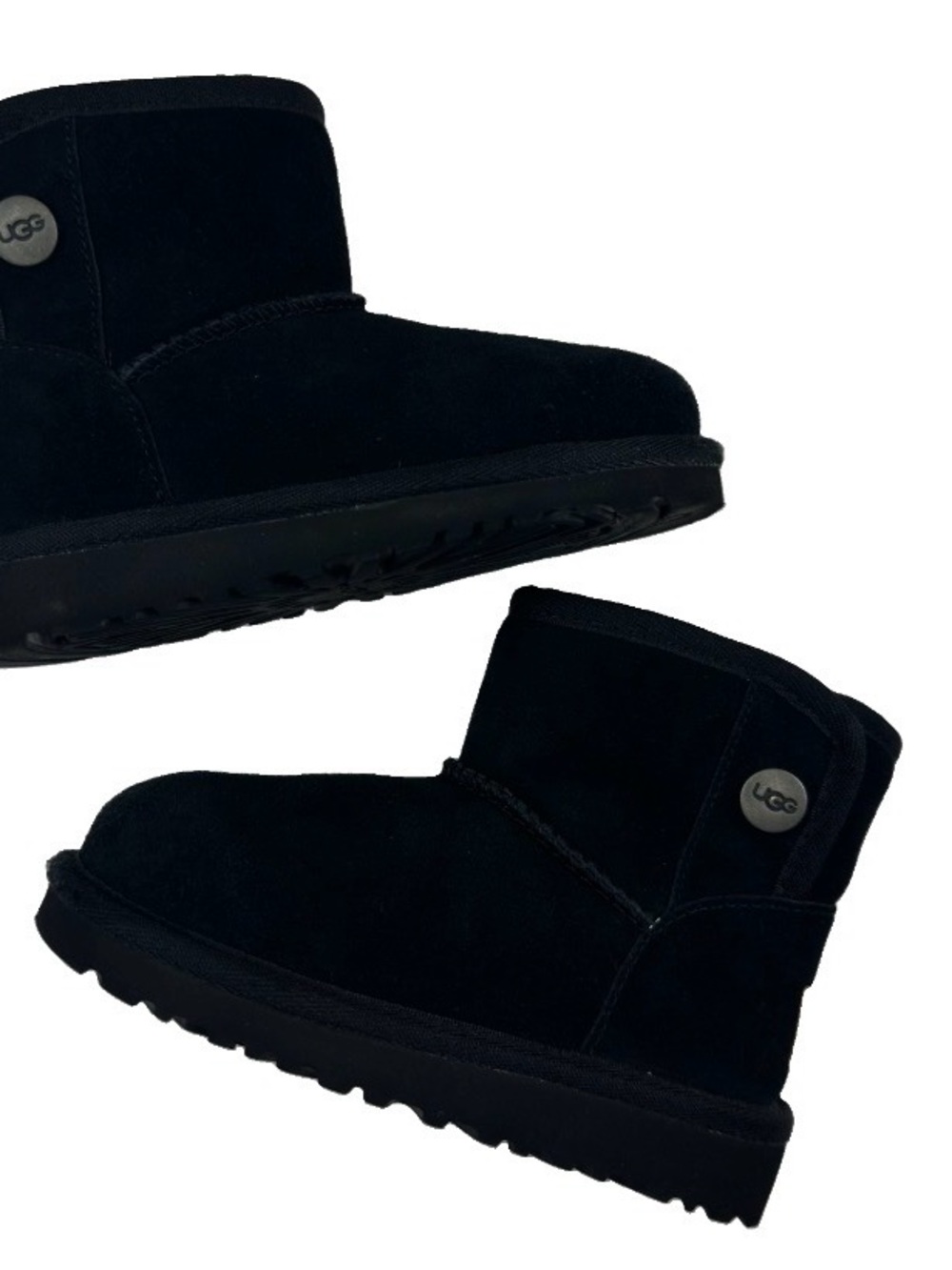 UGG Kids Classic Mini Ankle Boot - Black Size 8
